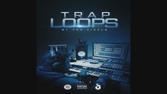 Tha Cizzle Trap Loops Vol. 2 sample pack with melodic 32-bar loops for trap producers