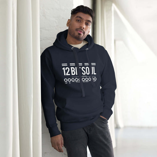 12 Bit Soul Cotton Streetwear Hoodie