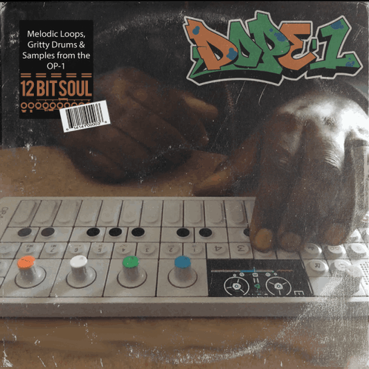 LoFi drum one-shots including kicks, snares, and percussion processed with the OP-1 for vintage tone