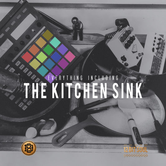 Kitchen percussion sample pack cover image featuring The Kitchen Sink by Divided Souls Entertainment.


