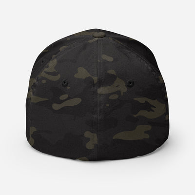 Structured Twill cap back side view 
