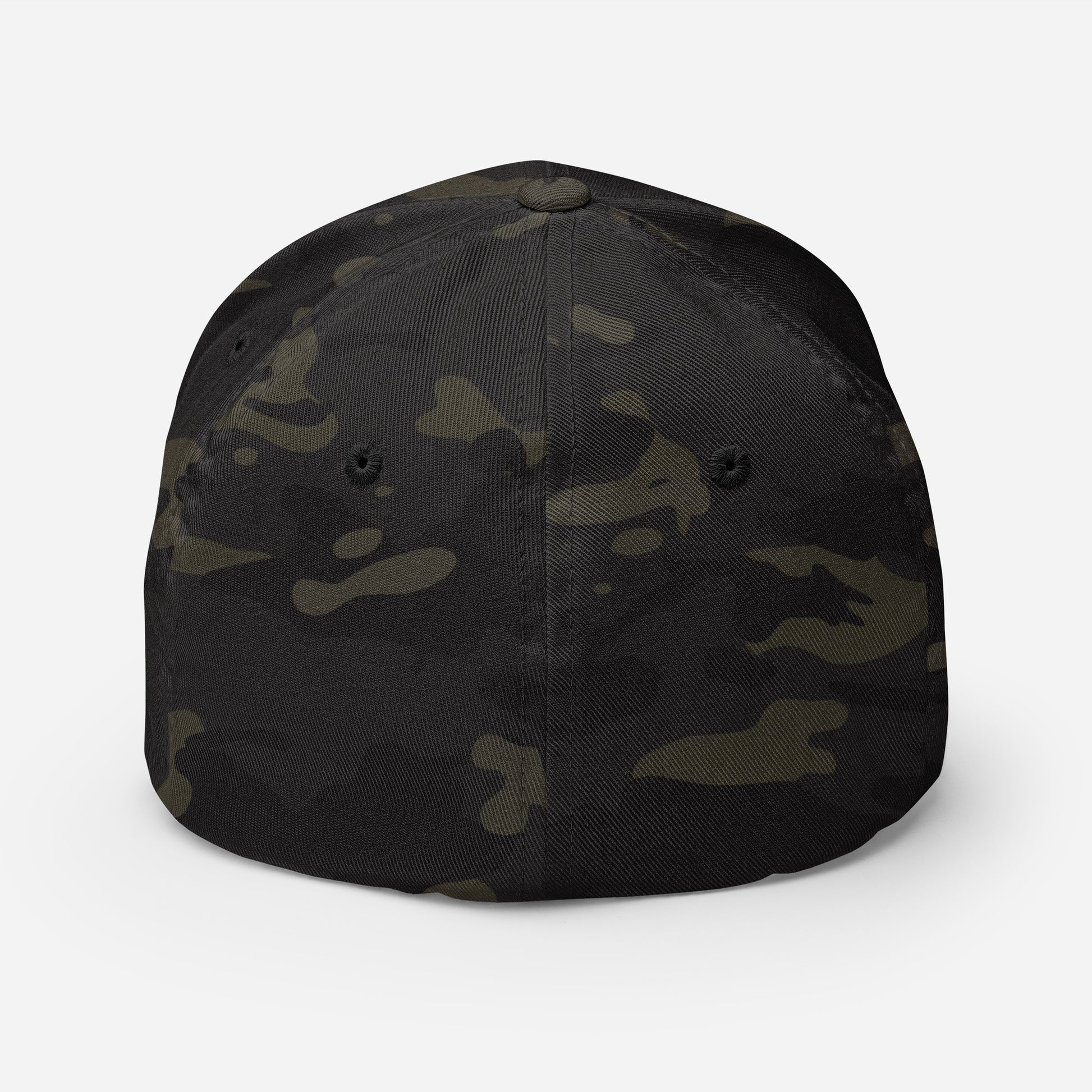 Structured Twill cap back side view 