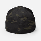 Structured Twill cap back side view 