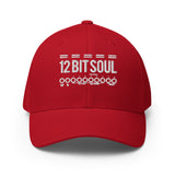 Red Structured Twill cap