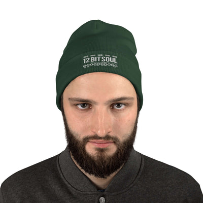 Embroidered Beanie hat with 12 bit soul logo