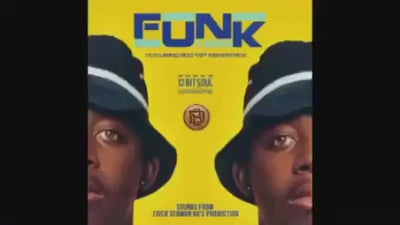 90s Hip Hop loop pack cover featuring Rod 'KP' Kirkpatrick’s East Coast funk aesthetic and Erick Sermon-inspired visuals