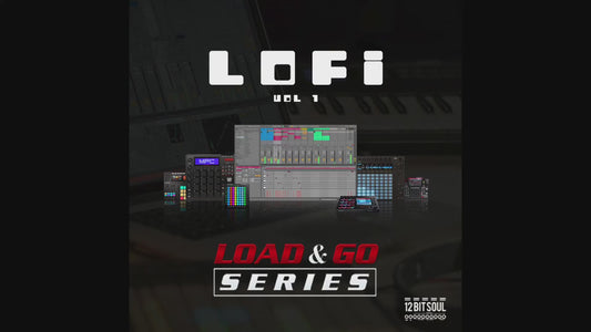 Lofi Vol. 1 Video, Lo-Fi Load and Go Sound Kit for Akai and MASCHINE with gritty hip hop drums and preloaded pads for instant Lo-Fi production.

