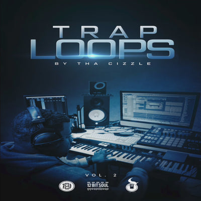 Tha Cizzle Trap Loops Vol. 2 sample pack with melodic 32-bar loops for trap producers