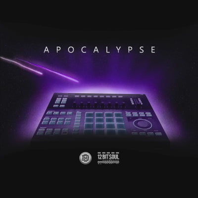 Apocalypse drum kit cover art featuring dark tones and gritty textures by Derek 'Grizz' Edwards and Divided Souls Entertainment