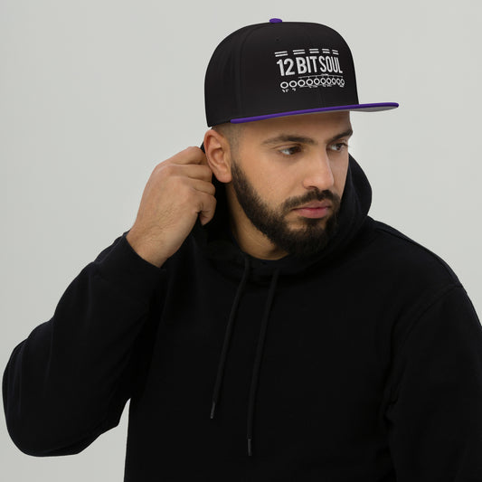 12 Bit Soul snapback purple black black front