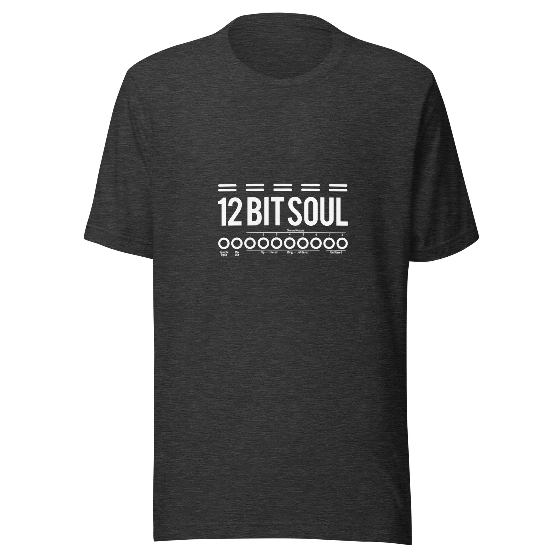light black Unisex Cotton T-Shirt